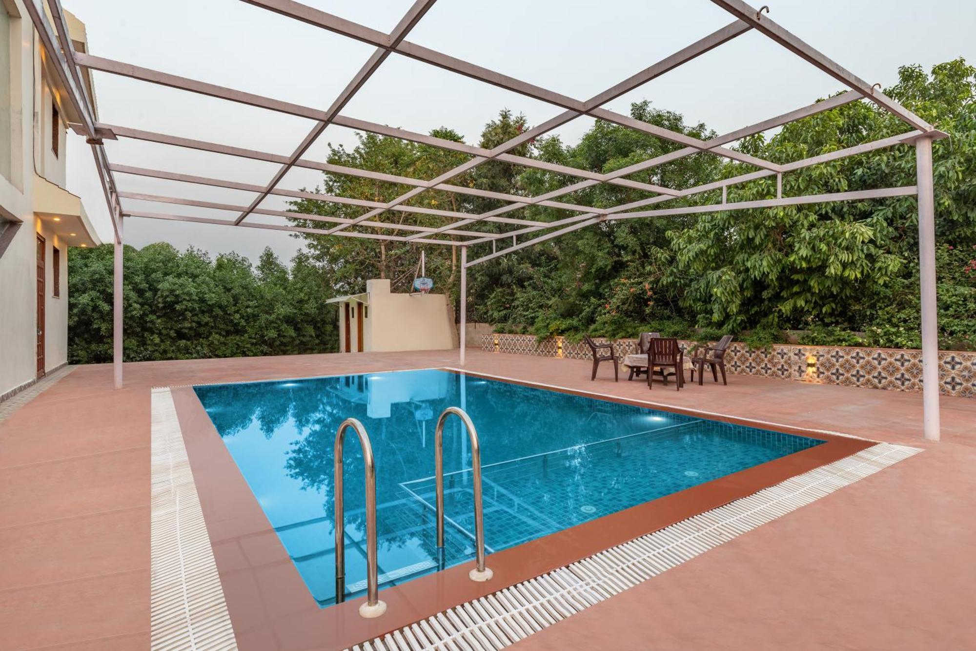 Alaya Stays Raga 2Bhk Farmstay With An Entertainment Lounge Sohna Exterior photo