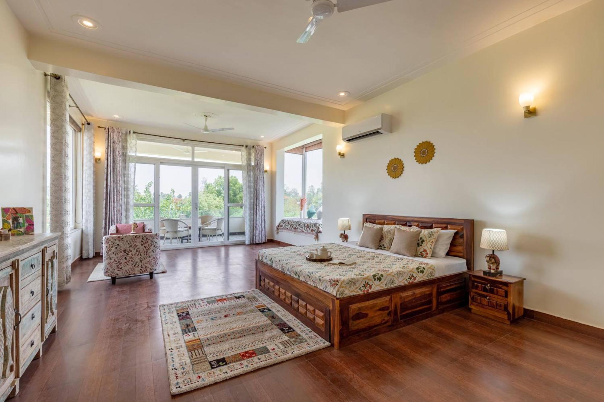 Alaya Stays Raga 2Bhk Farmstay With An Entertainment Lounge Sohna Exterior photo