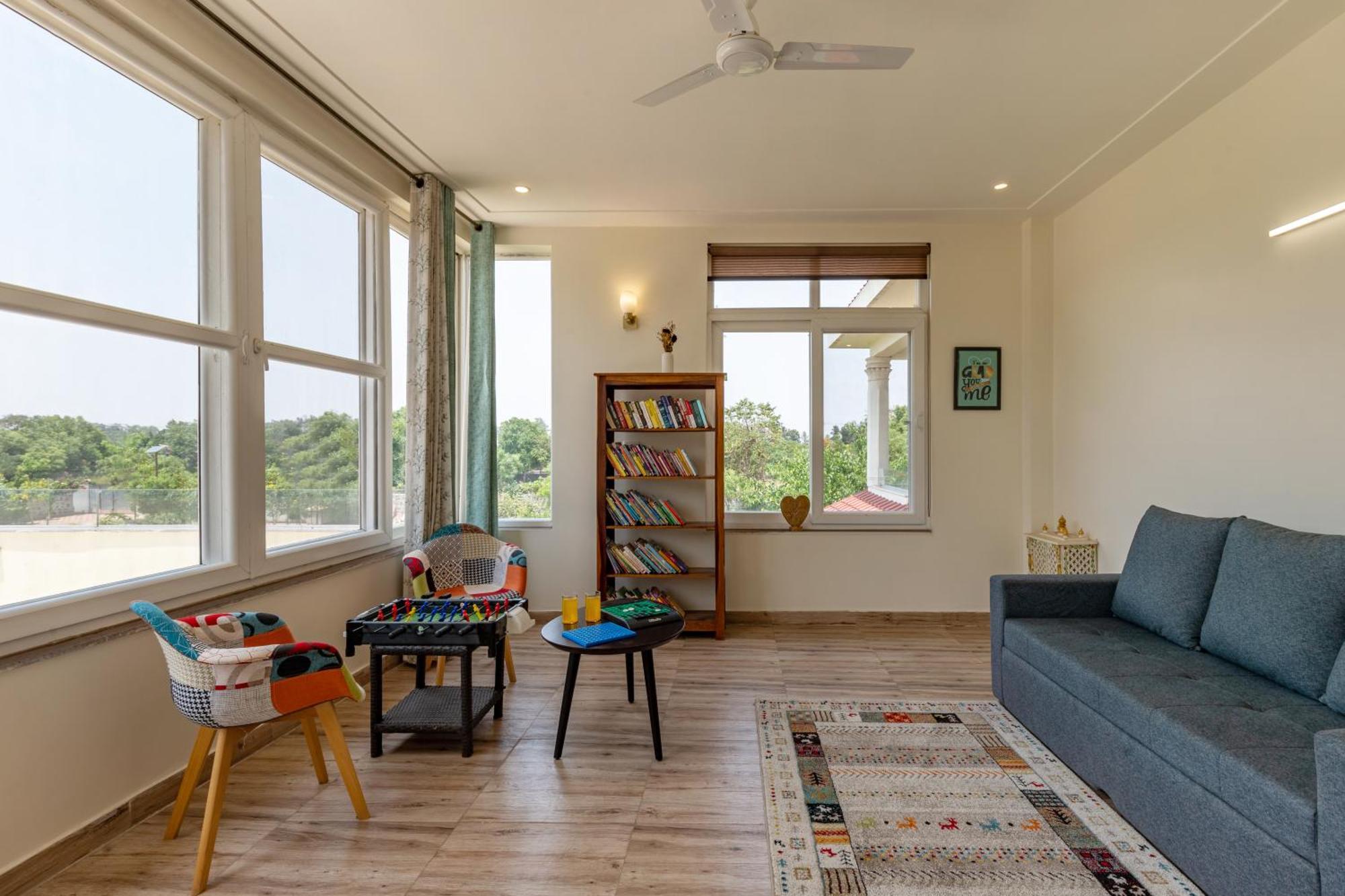 Alaya Stays Raga 2Bhk Farmstay With An Entertainment Lounge Sohna Exterior photo
