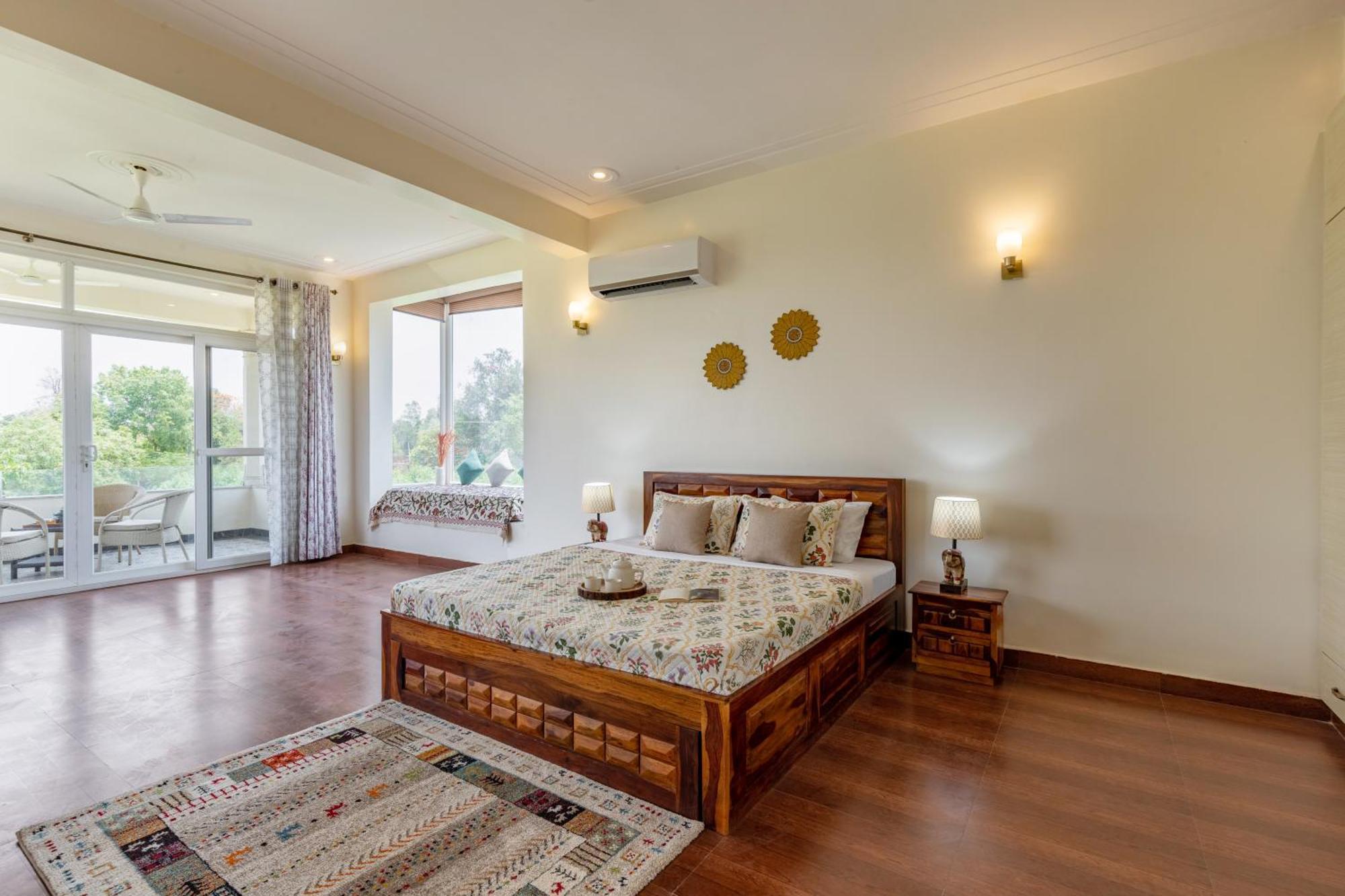 Alaya Stays Raga 2Bhk Farmstay With An Entertainment Lounge Sohna Exterior photo