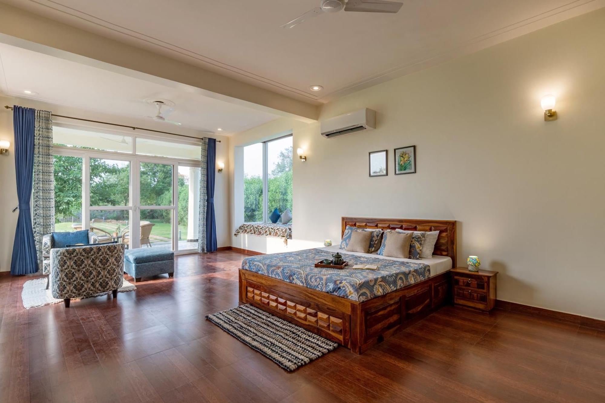 Alaya Stays Raga 2Bhk Farmstay With An Entertainment Lounge Sohna Exterior photo